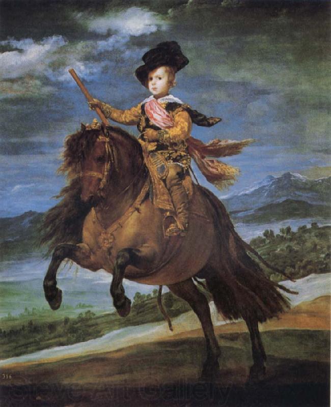 Diego Velazquez Prince Baltassar Carlos,Equestrian